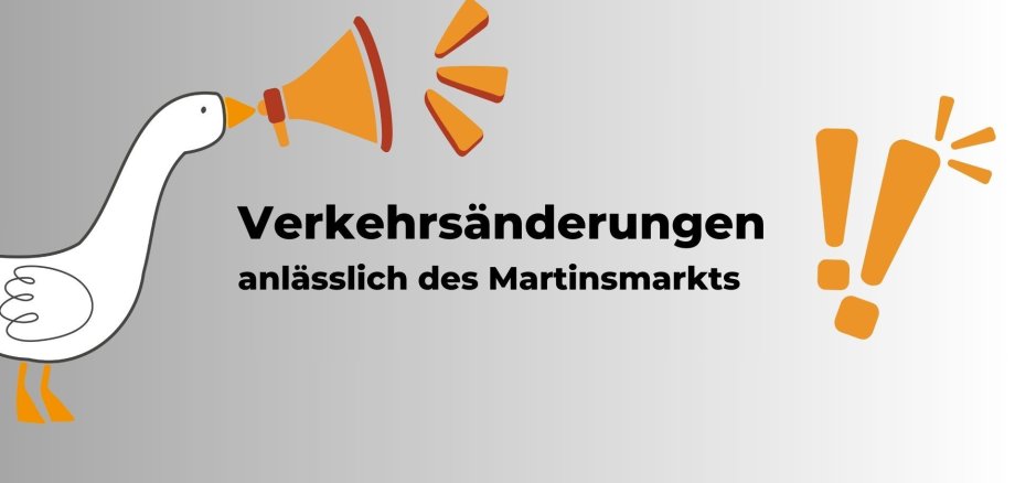 Verkehr zum Martinsmarkt